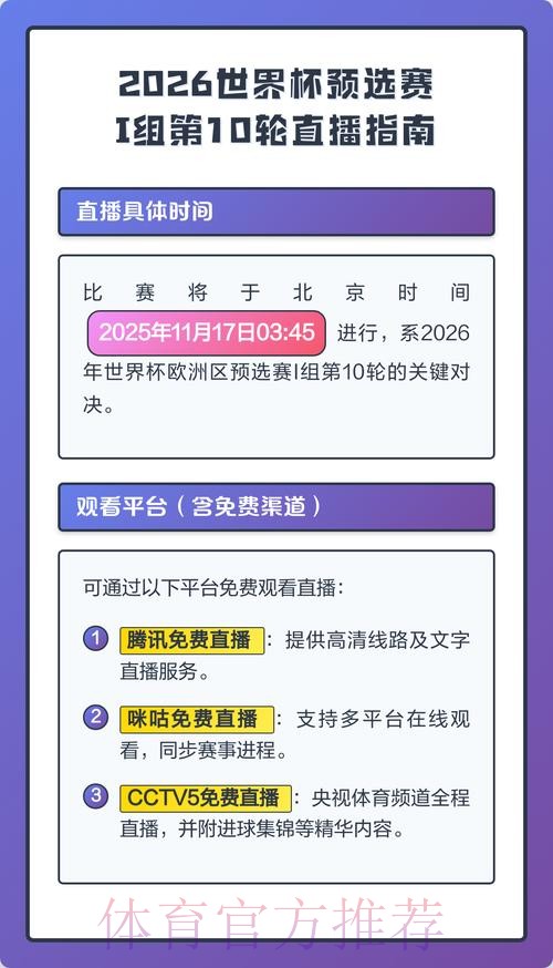 2026年世界杯直播平台优选指南 2026年世界杯直播平台优选指南